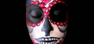how to do day of the dead sugar skull