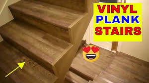 vinyl plank flooring on stairs you