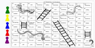 5) si llegas a una casilla en la que estás en la parte baja de una escalera, esto da a entender que subirás a la casilla donde esta el final de la misma. Serpientes Y Escaleras Worksheets Teaching Resources Tpt
