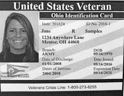 Create your own unique greeting on a veteran card from zazzle. Veteran Id Cards Available Starting Monday Urbana Daily Citizen