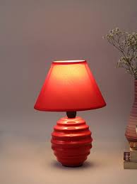 Buy Tayhaa Red Ceramic Lamps At Best