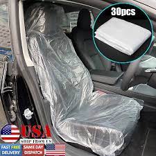 30pcs Car Garage Plastic Clear Car Seat