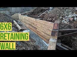 How To Build A 6x6 Retaining Wall