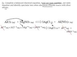 Net Ionic Equation Single Displacement