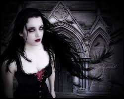 crow gothic pretty women