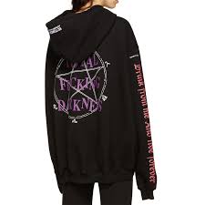 Harajuku Vetements Black Total Fucking Darkness Hoodie Women Letter Printed Embroidered Pullover Sweatshirts From Ohya Fashion