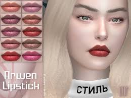 the sims resource imf arwen lipstick