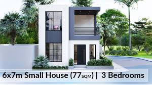 6x7 meters small house design idea
