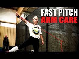 fast pitch softball arm and shoulder