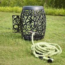 Decorative Steel Hose Pot Garden Hose