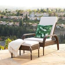 Palermo Outdoor Brown Wicker Chaise