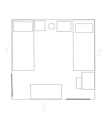 10x10 two twin beds room layout