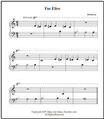 printable sheet for beginner piano