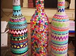 690 Best Glass Bottle Crafts Ideas In