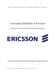 Ericsson Global Strategy Project