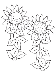 There are two icons above the free sunflower coloring page. Sunflower Coloring Pages For Preschoolers Coloring Rocks