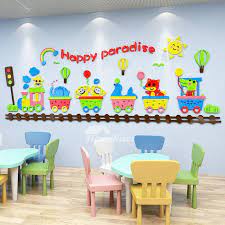 3d vinyl wall decor stickers for kids