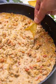 easy homemade rotel dip recipe the