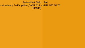 federal std 595c international yellow