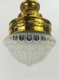 Ceiling Lamp With Original Glass Shade