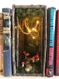 Fairy Fantasy Book Nook Bookshelf Art