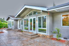 Patio Ranch Style Home Transom Windows