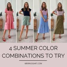 4 summer color combinations to try