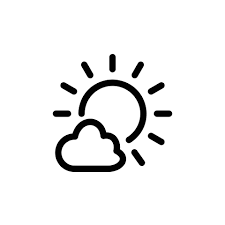 weather app vector icon outline style