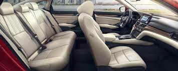 which honda accord has leather seats