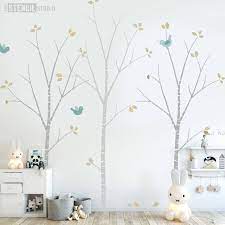 Birch Trees Stencil Pack Large Wall