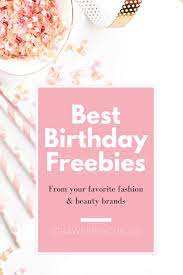 best birthday freebies strawberry chic