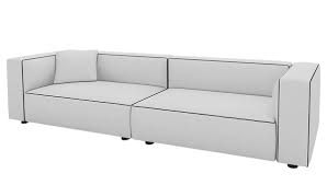 Rubix High Arm Medium Straight Sofa