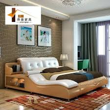 Bedroom Furniture China Leather Bed