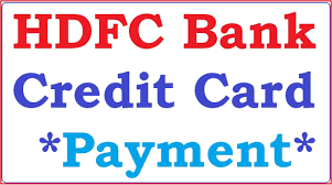 hdfc credit card payment how to pay