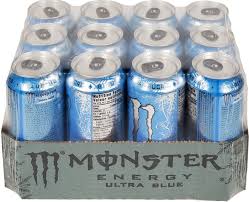 Monster - Ultra Blue Energy Drink- Cans