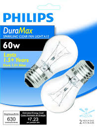 Philips Incandescent 60 Watt A15 Duramax Long Life Clear Light Bulb 1142925 Pep Boys