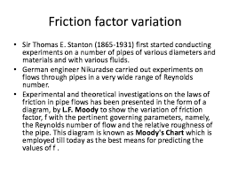 Pdf Friction Factor Variation Sushant Singh Academia Edu