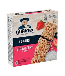 quaker yogurt strawberry granola bars