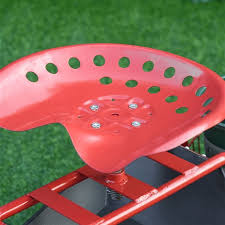 Garden Cart With Swivel Adjustable Seat