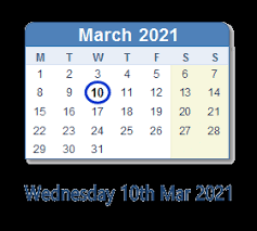 Printable calendars and planners march 2021. 10 March 2021 History News Top Tweets Social Media Day Info In
