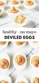 healthy deviled eggs no mayo no