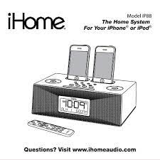 model ip88 ihome