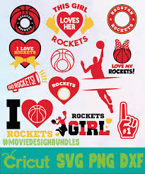 Houston rockets logo png image. Houston Rockets Nba Bundle Svg Png Dxf Movie Design Bundles