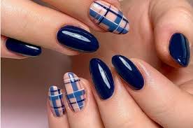 38 pretty blue acrylic nails every