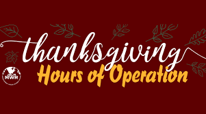 Us Army Mwr View Event Thanksgiving Hours Of Operation
