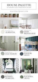 whole house paint color palette house mix