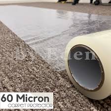 60 micron clear carpet protector dust