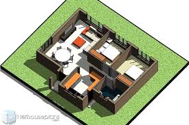 2 bedroom house plan