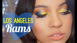 los angeles rams makeup tutorial you