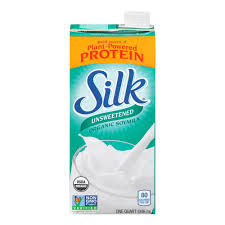 silk unsweetened organic soymilk 32